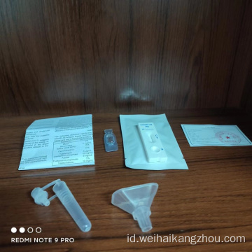 Perangkat kit tes antigen air liur COVID-19